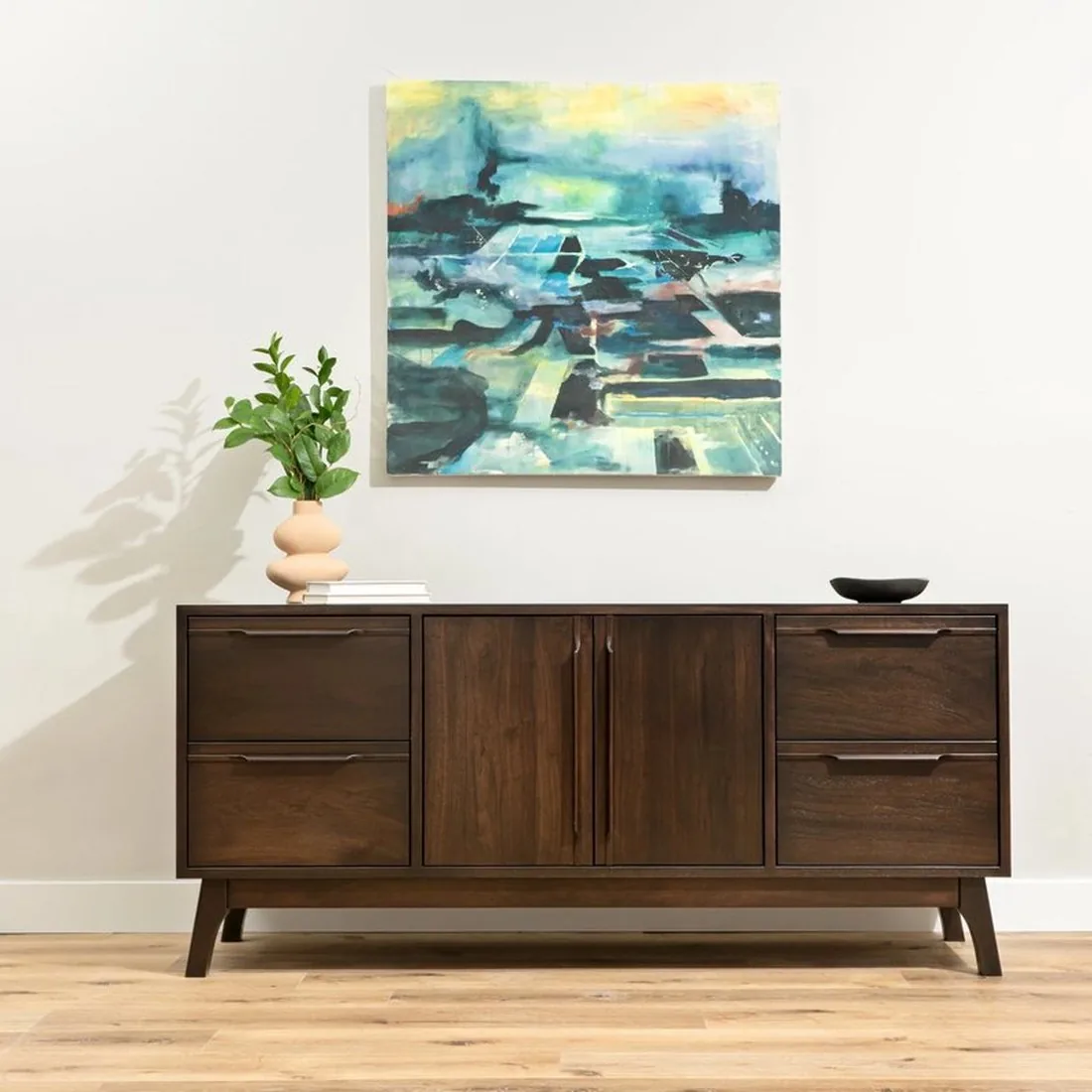 The Halden Credenza by Sustar Woodworks.
