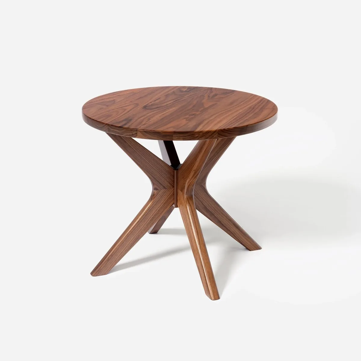 The Mid Modern Side Table by Sustar Woodworks.